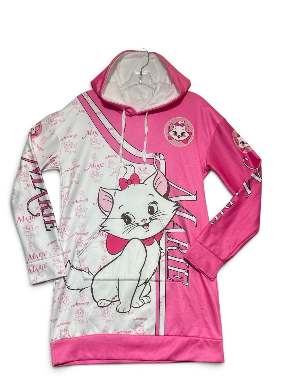 Women’s Pink Aristocats Marie Graphic Hoodie